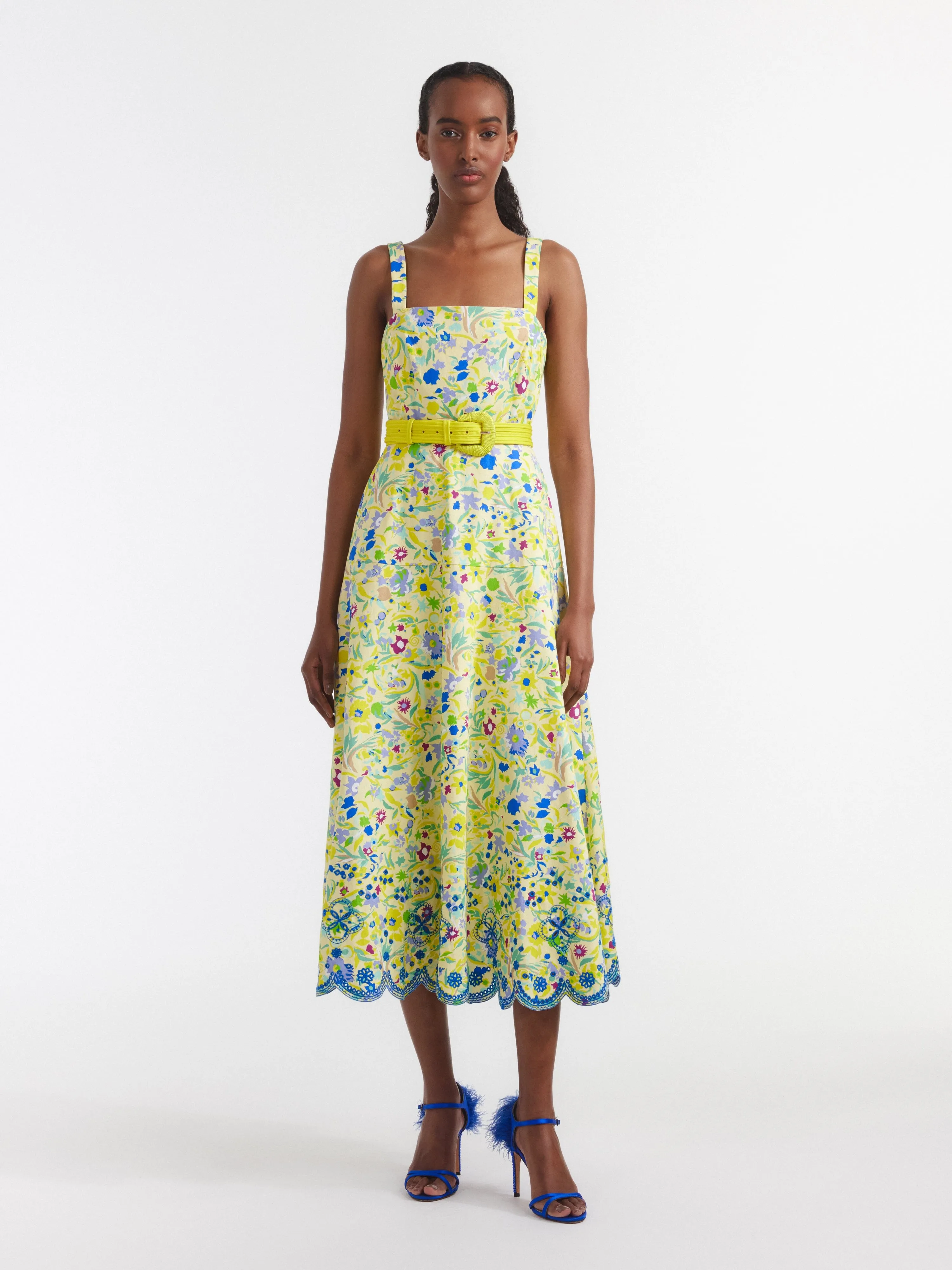 Aubrey B Dress in Bouquet Meringue
