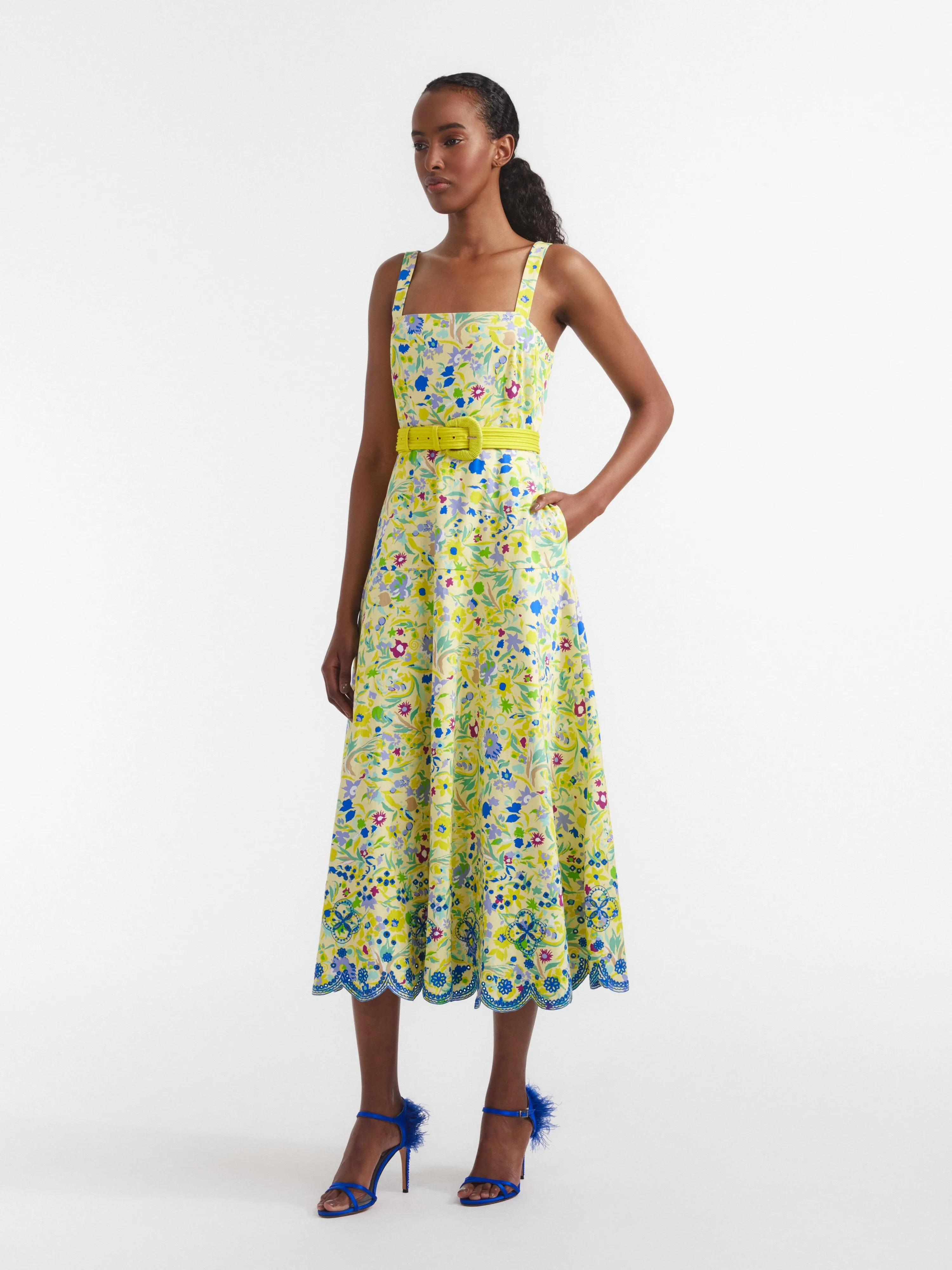 Aubrey B Dress in Bouquet Meringue