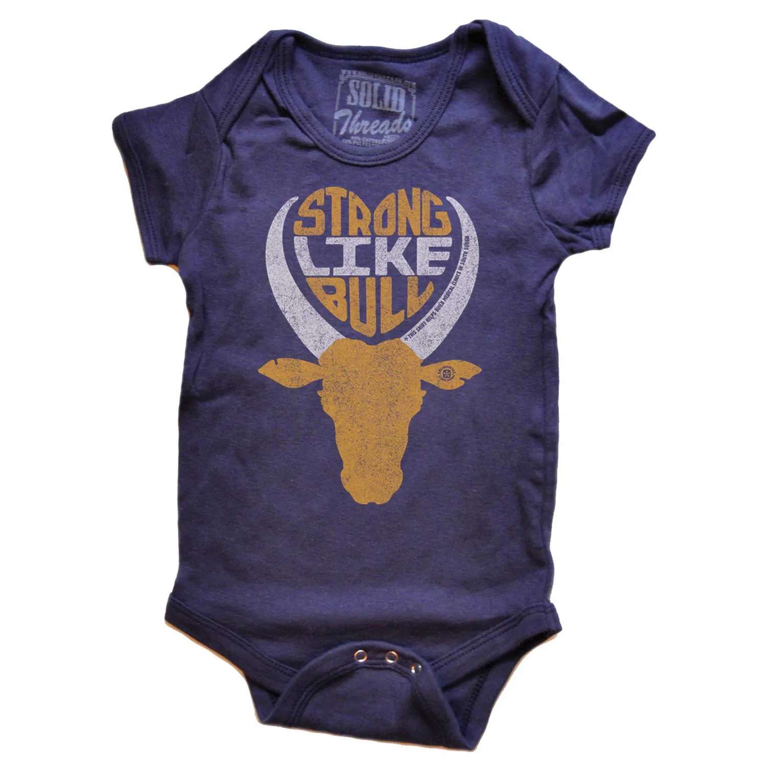 Baby Strong Like Bull One Piece Romper | Supports World Health