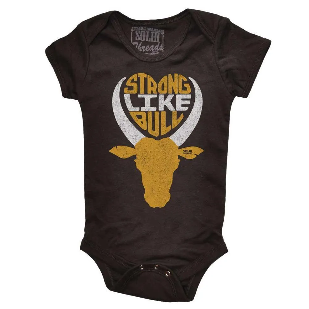 Baby Strong Like Bull One Piece Romper | Supports World Health