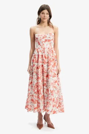 Bardot Lola Corset Midi Dress
