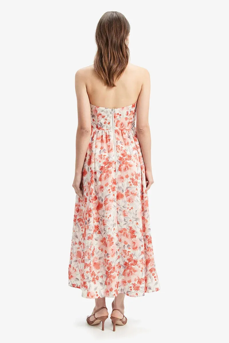 Bardot Lola Corset Midi Dress