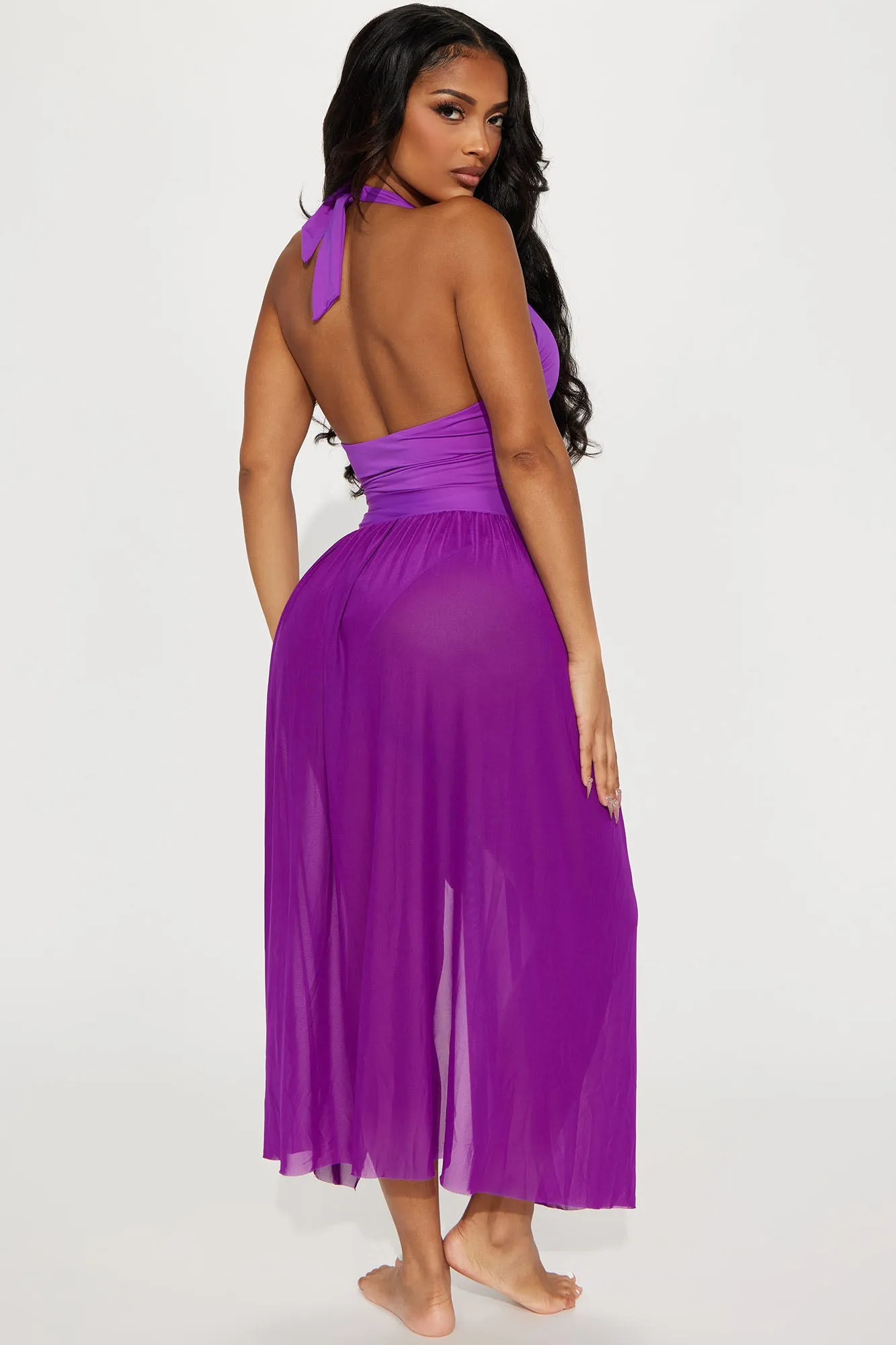 Beachside Villa 3 Piece Bikini Set - Purple