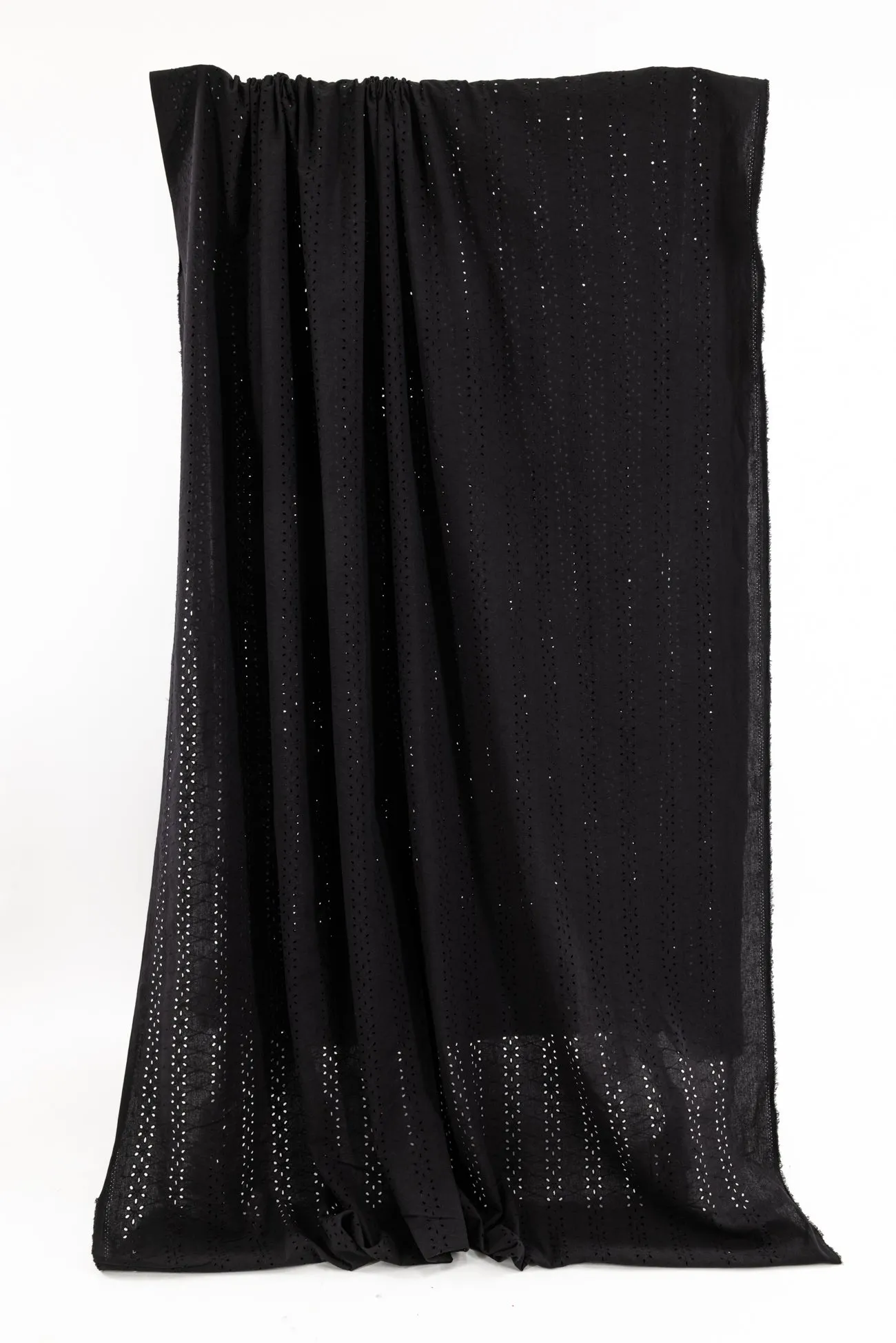 Black Crow Cotton/Linen Eyelet Woven
