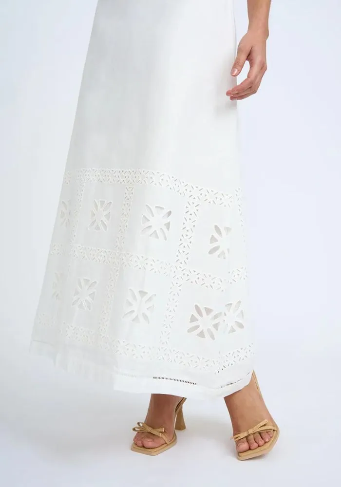 Block Flower Anglaise Sun Dress