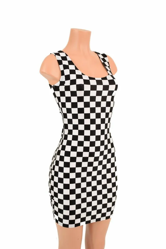 Checkered Tank Dress
