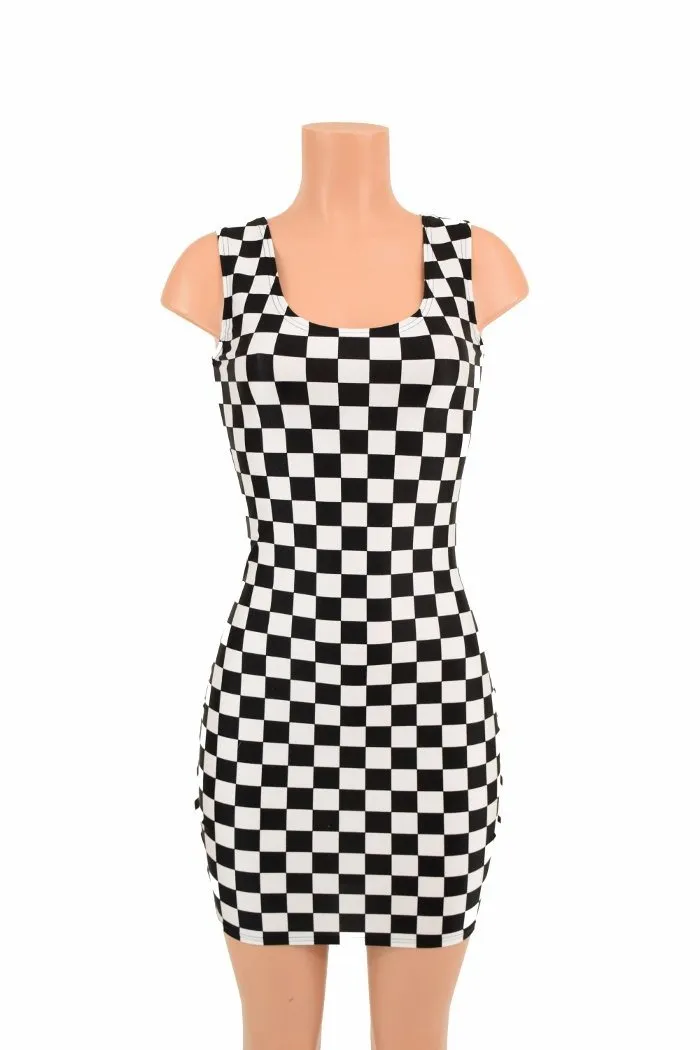 Checkered Tank Dress