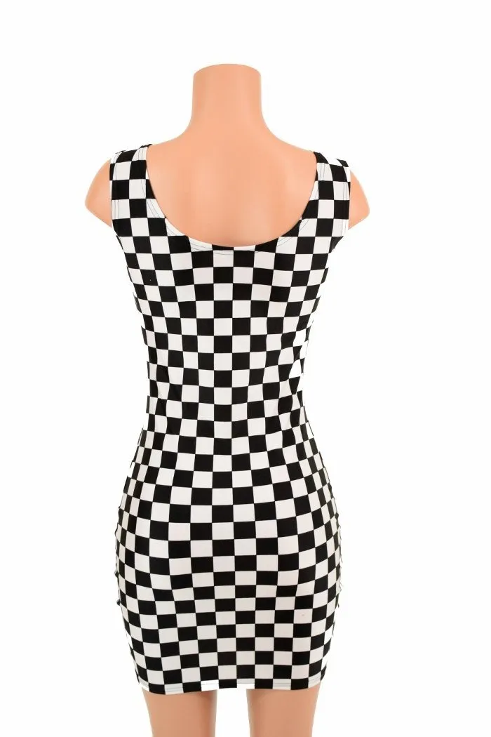 Checkered Tank Dress