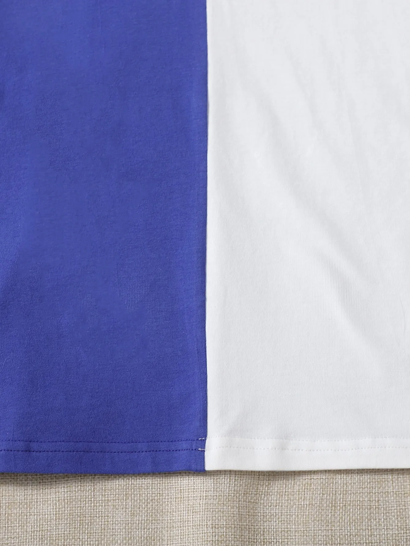 Colorblock Sleeveless V Neck Pencil Natural Short Dress
