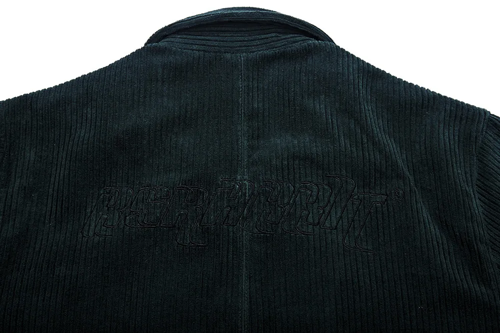 CORDUROY COLLAR JACKET GREEN