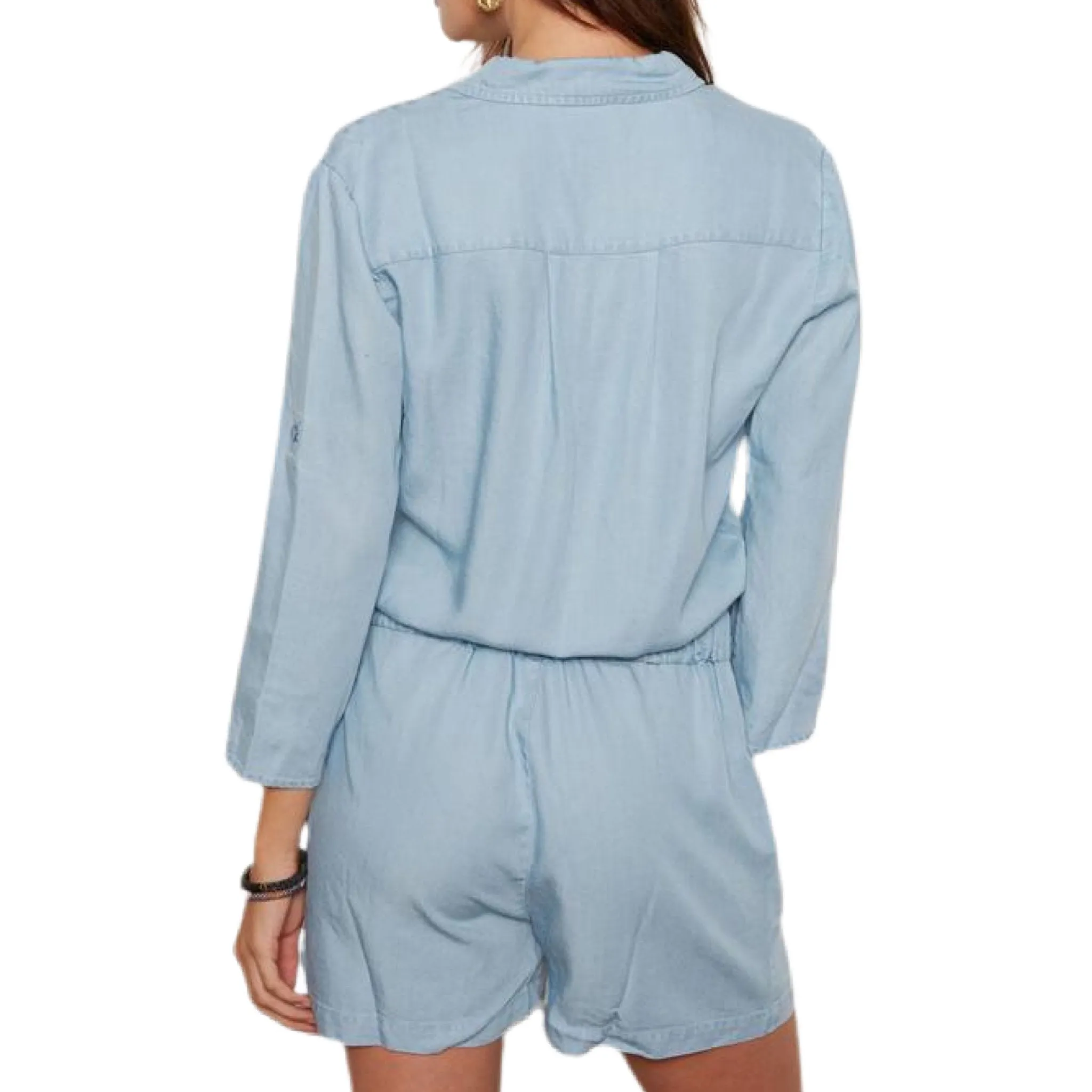 Dale Romper - Light Wash.