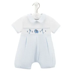 Dandelion Blue Little Jungle Friends Romper