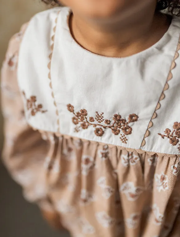 Eliza Romper in Hollyhock Floral