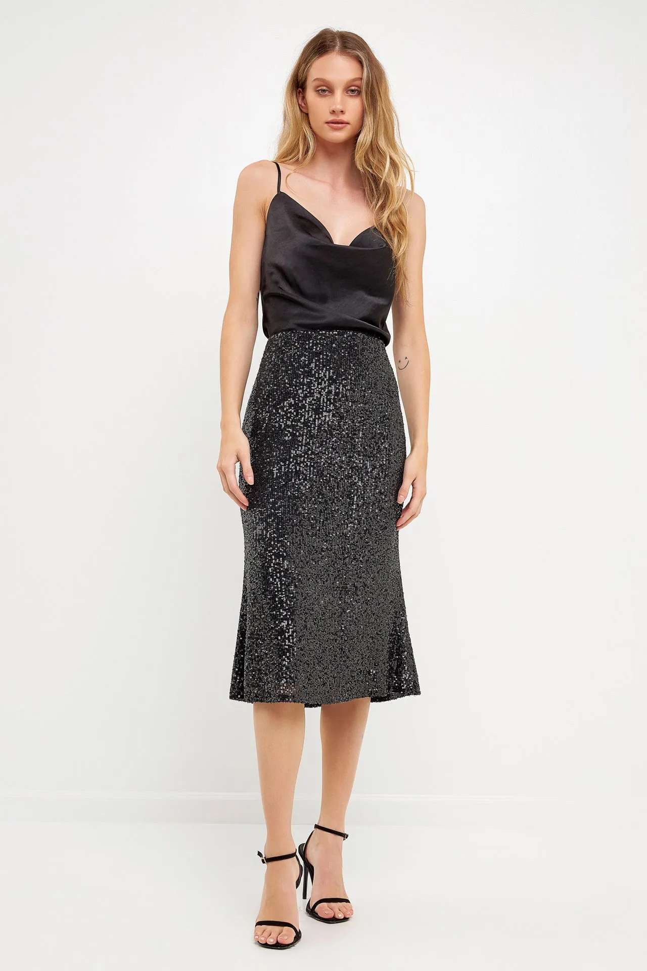 English Factory - Sequins Midi Skirt