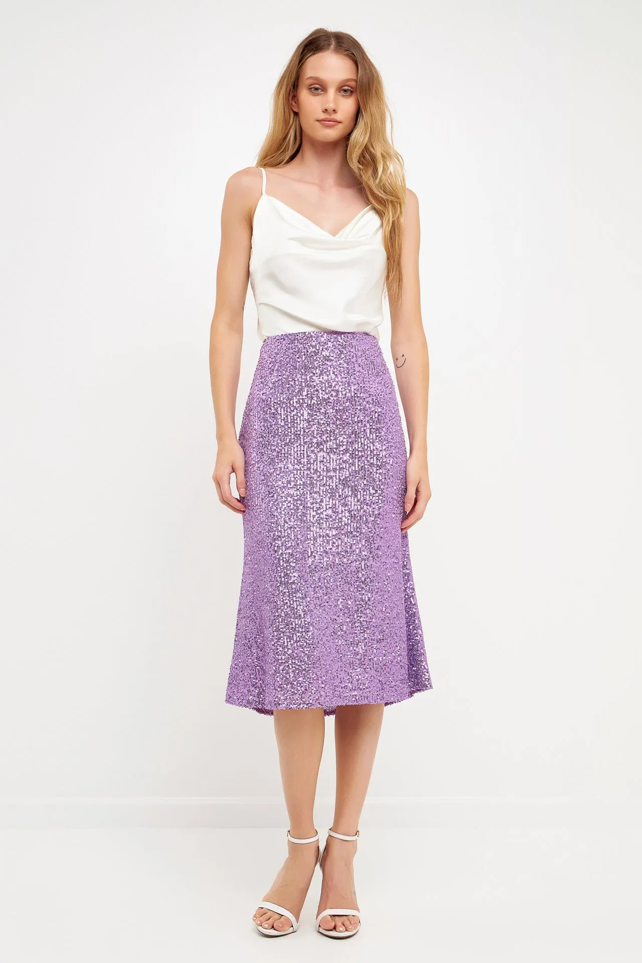 English Factory - Sequins Midi Skirt