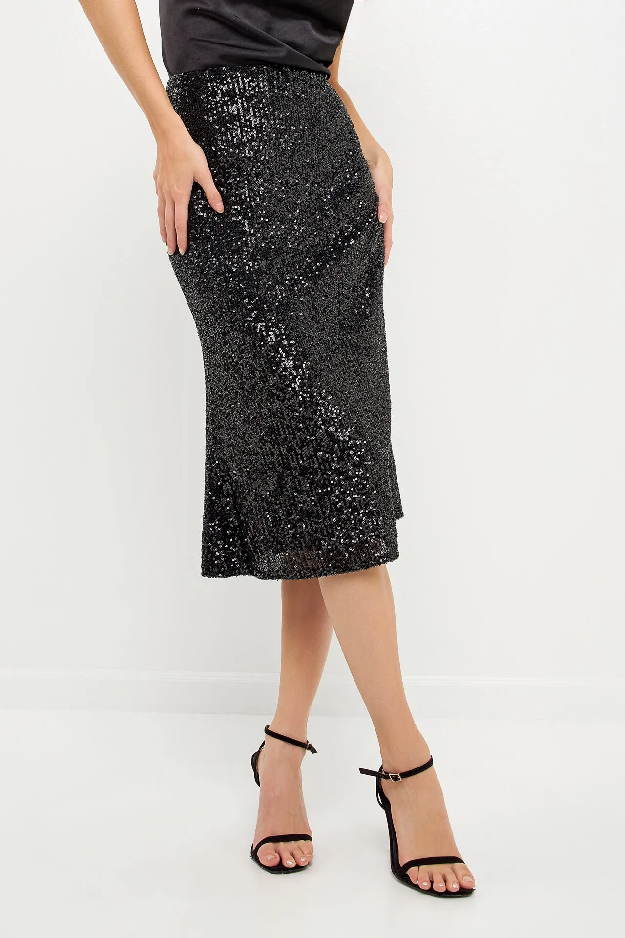 English Factory - Sequins Midi Skirt