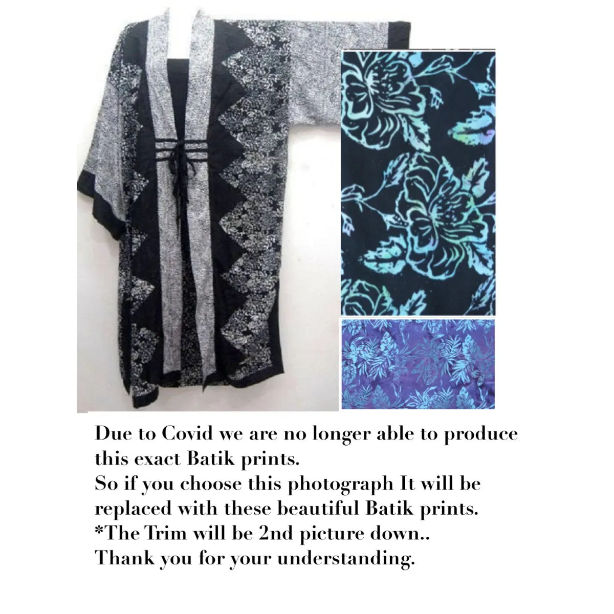 Giavanna Charming Kimono Patchwork Batik Jacket