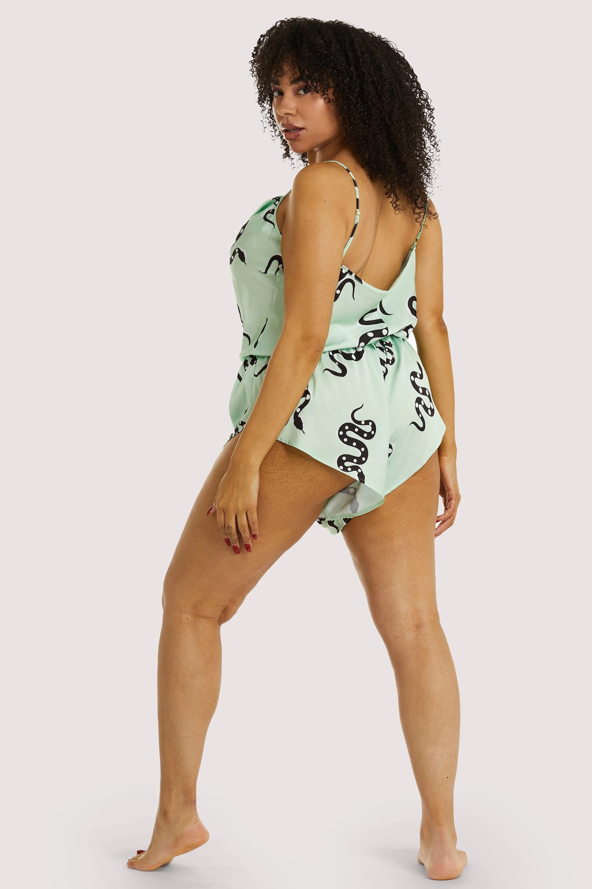 Green Moon Snake Playsuit