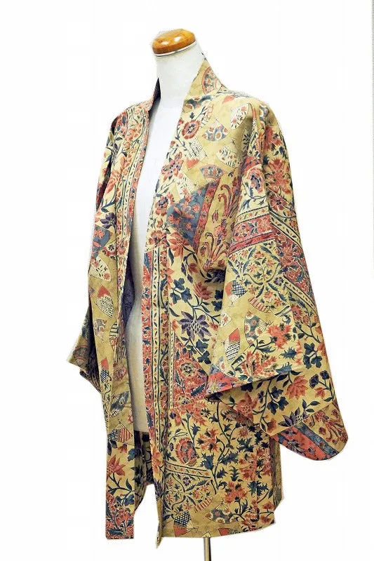 ha0056 haori - haorijJacket -   Japanese vintage jacket silk