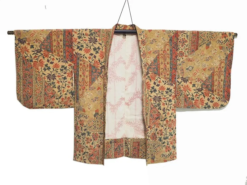 ha0056 haori - haorijJacket -   Japanese vintage jacket silk