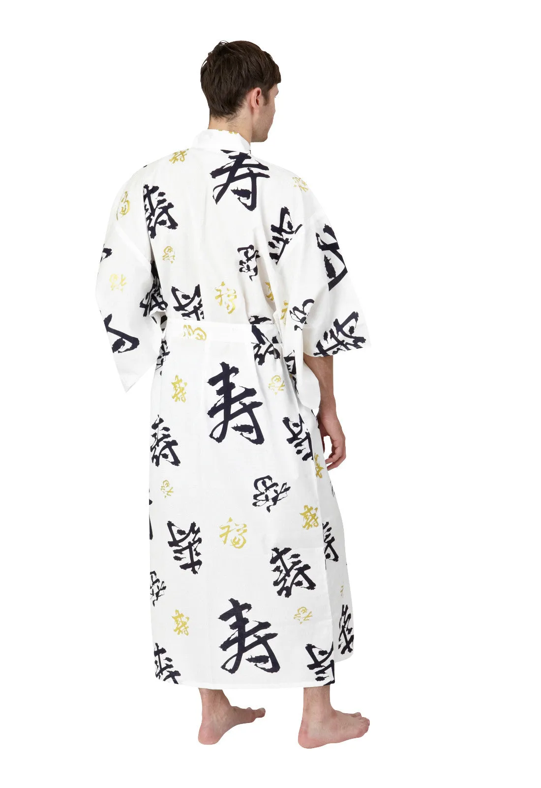 Happy Longevity Cotton Kimono Plus Size