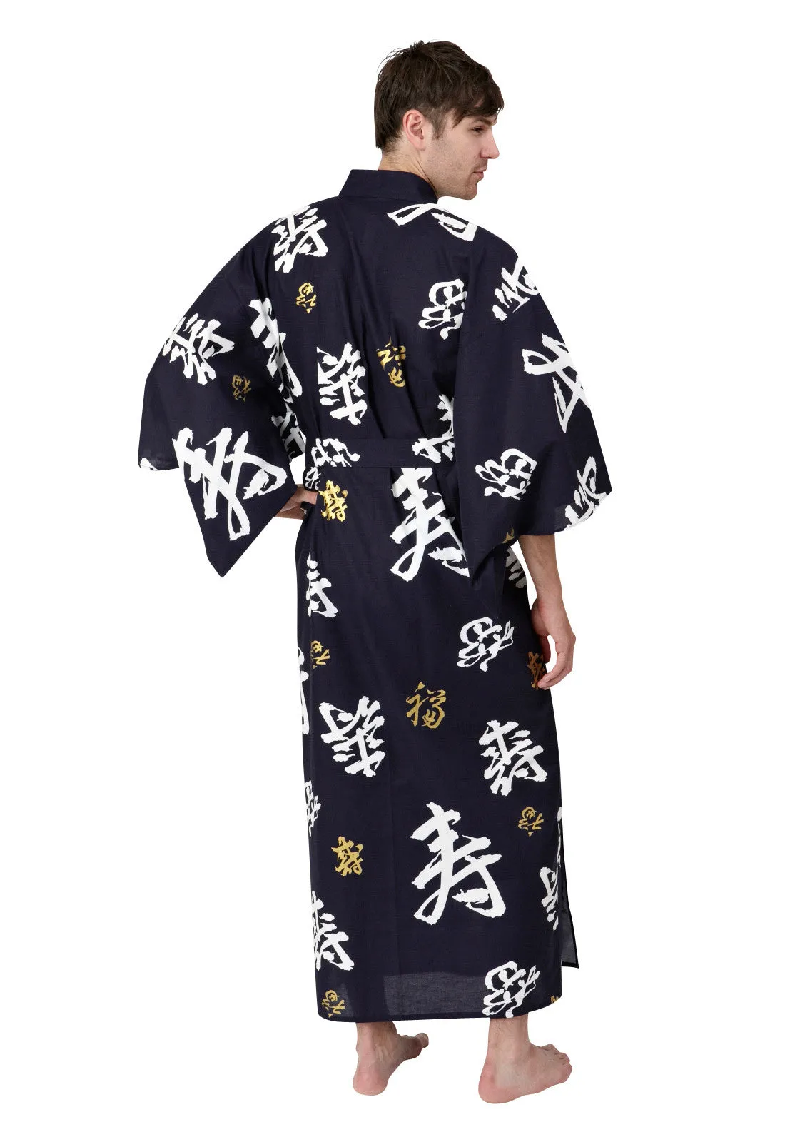 Happy Longevity Cotton Kimono Plus Size