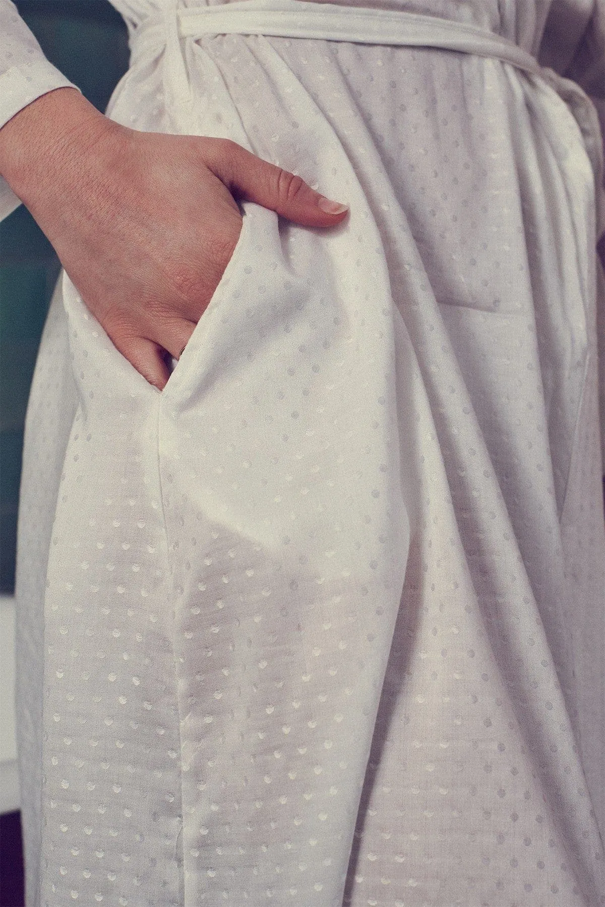 Kimono long en fibre de lait