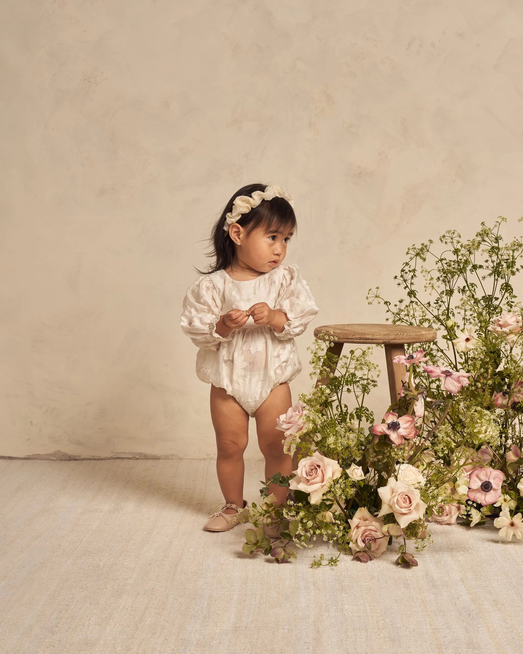 Luna Romper - Daisy Organza *ONE LEFT - 6m*