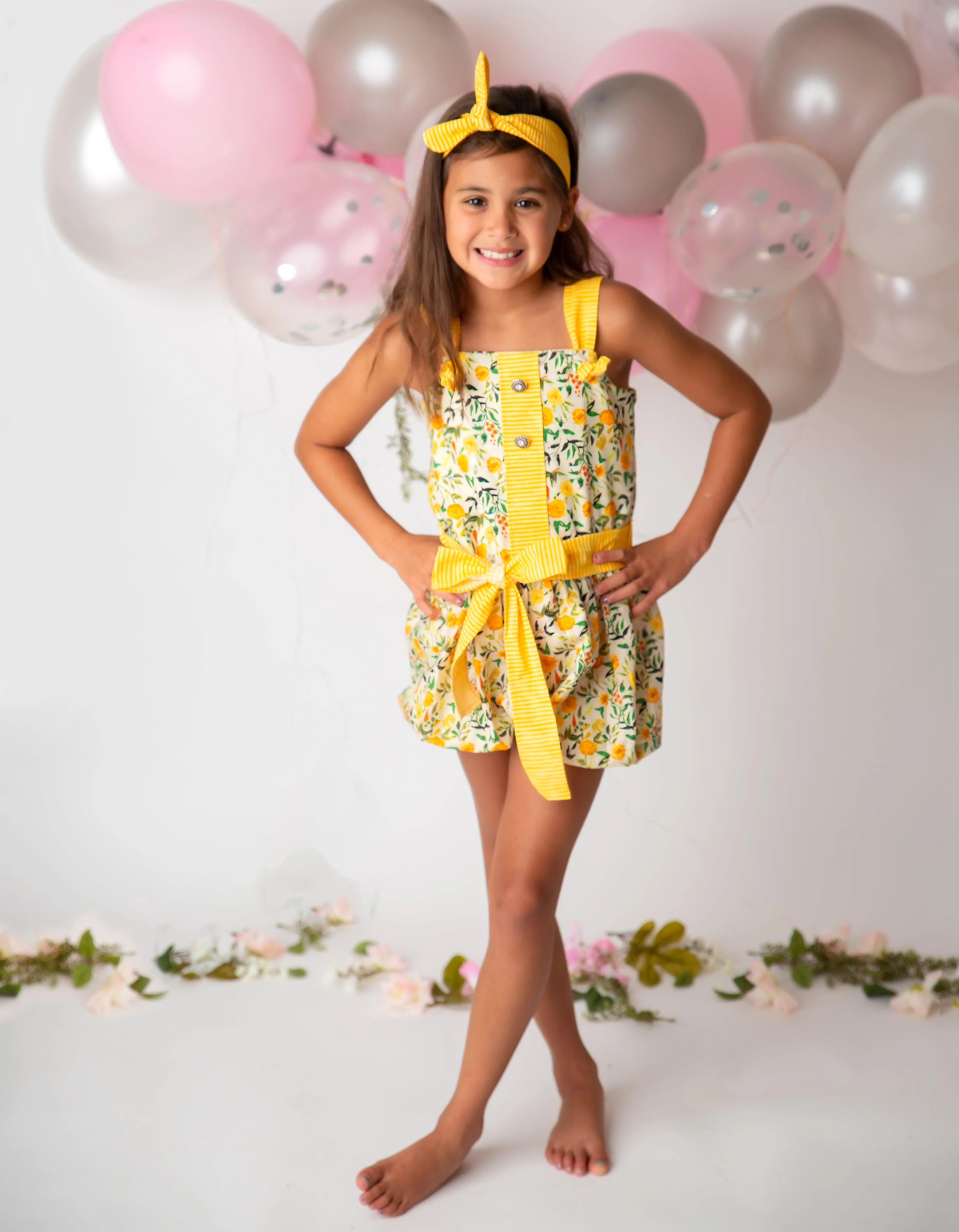 Marigold Garden Big girl Romper
