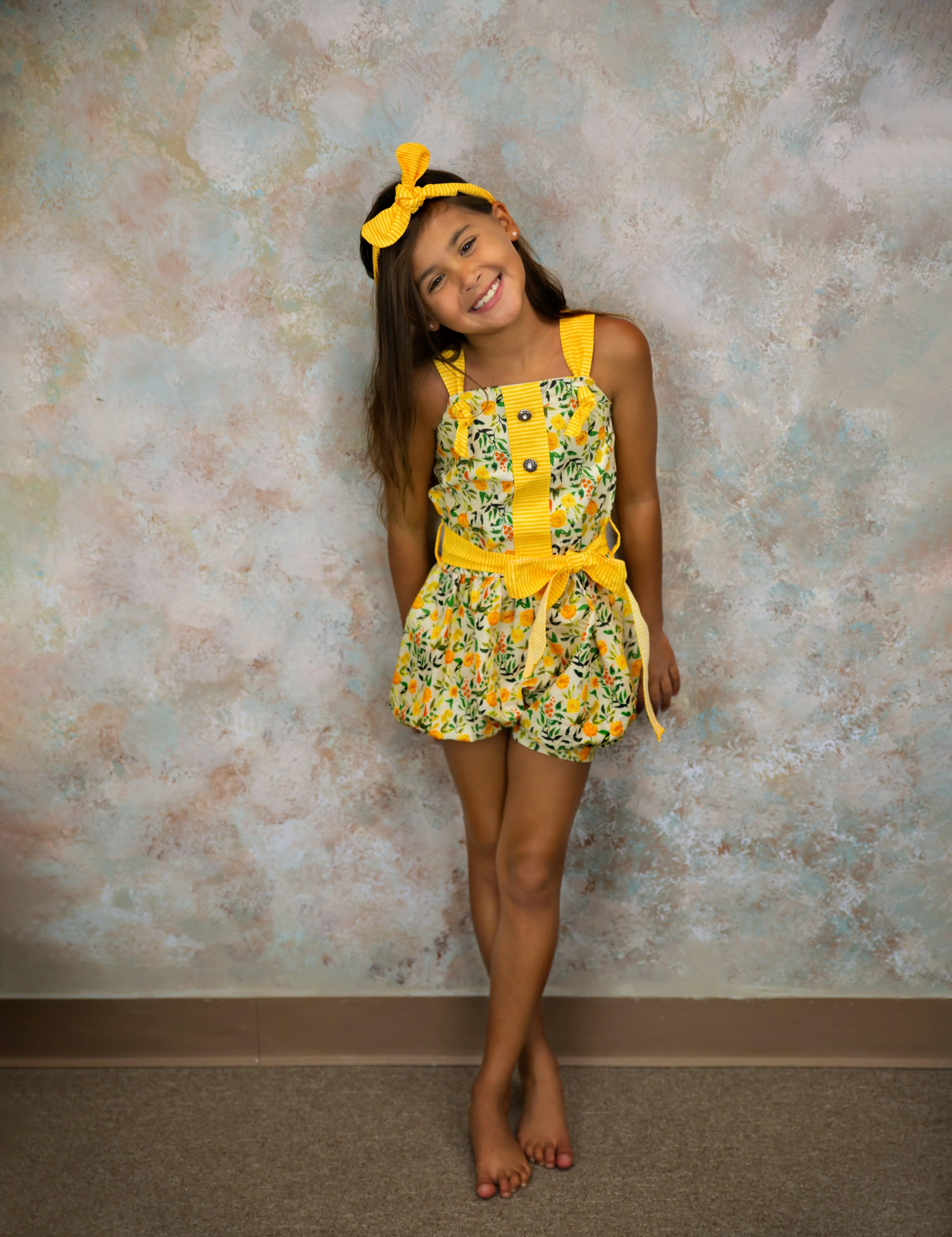Marigold Garden Big girl Romper