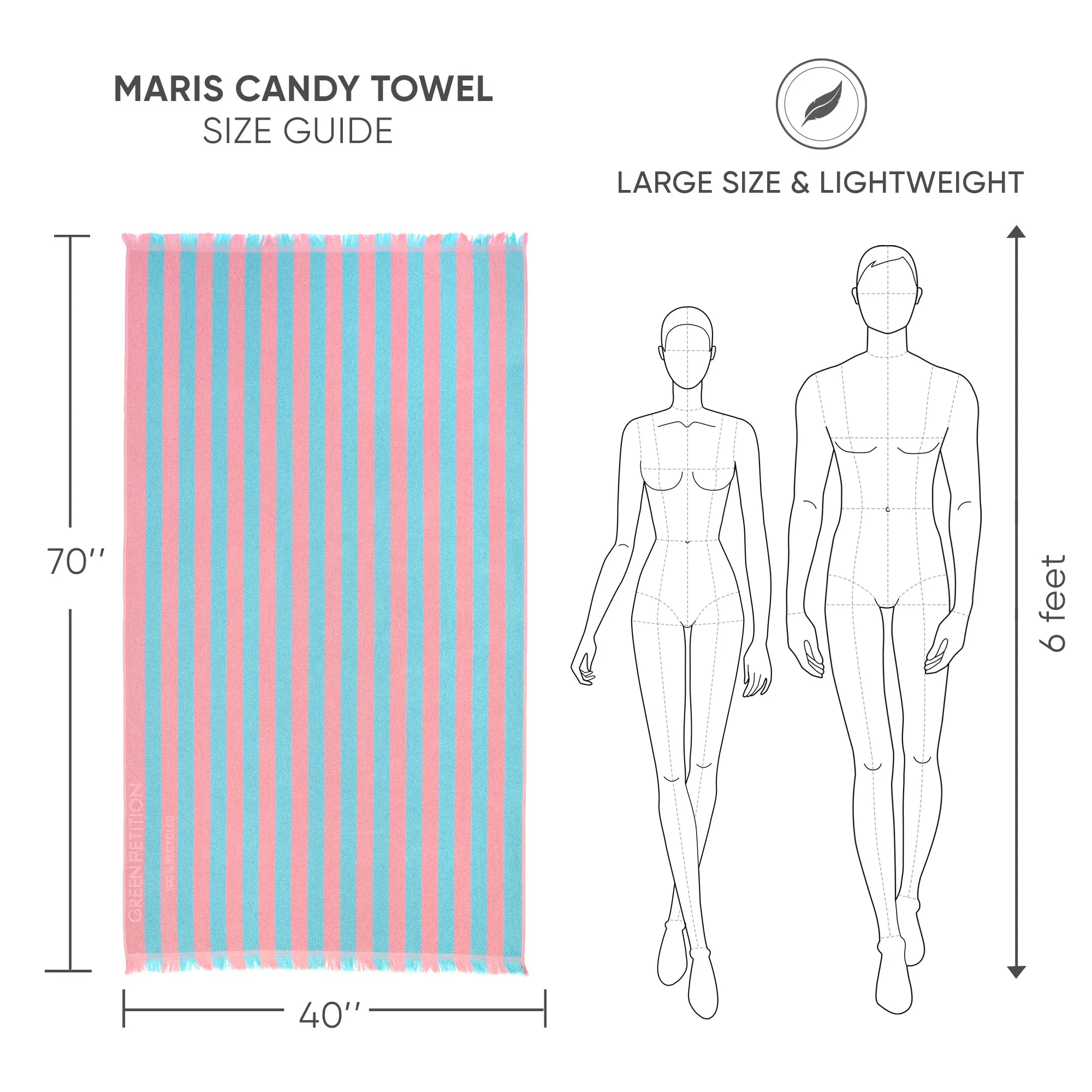 Maris Candy Beach Towel