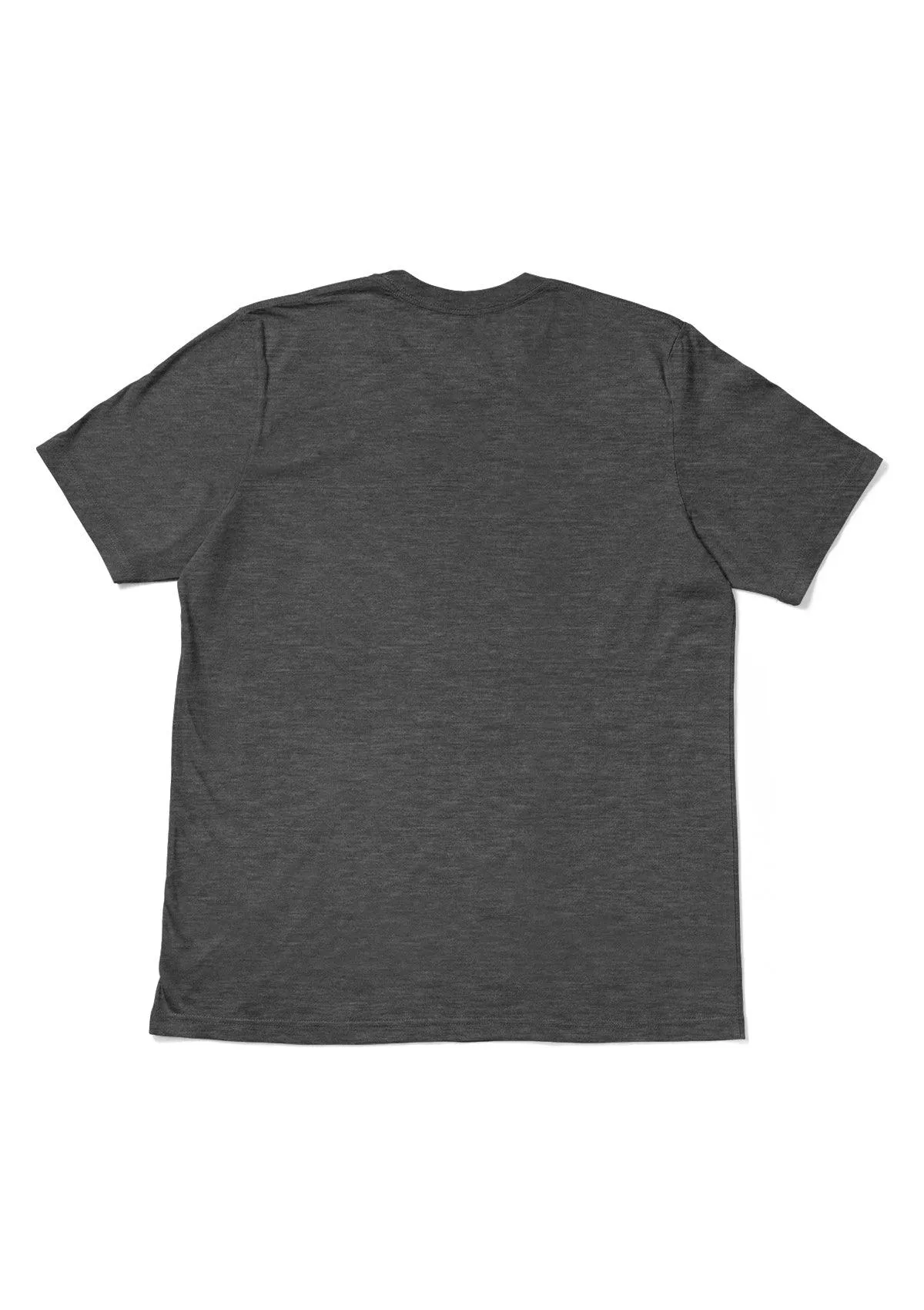 Men's Dark Gray Heather Short Sleeve Crew Neck T-Shirt