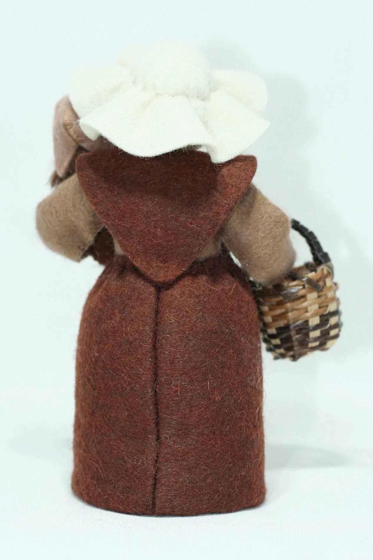 Mother Earth with Baby Seed Felted Waldorf Doll