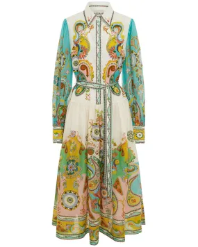 Multicolor Pinball Shirtdress