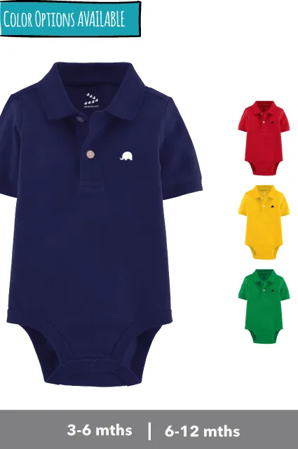 Pique Polo - Onesie