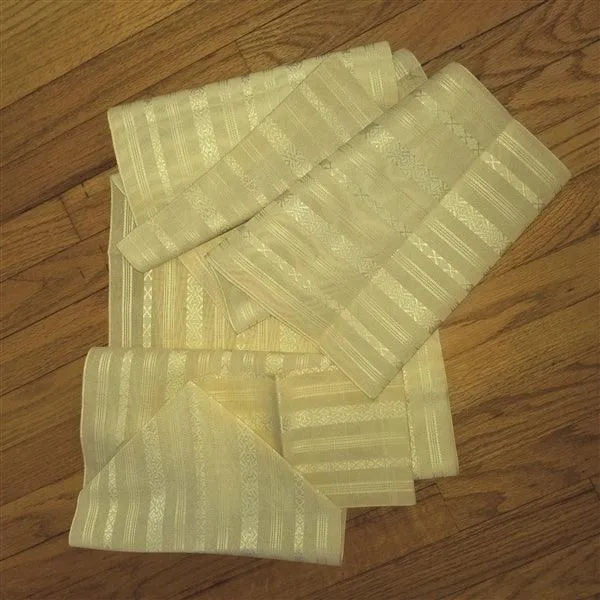 "Yellow Mums" Kimono Obi Set
