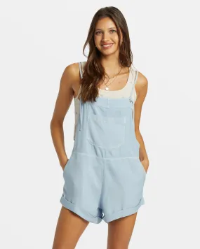 Wild Pursuit Romper - Washed Chambray