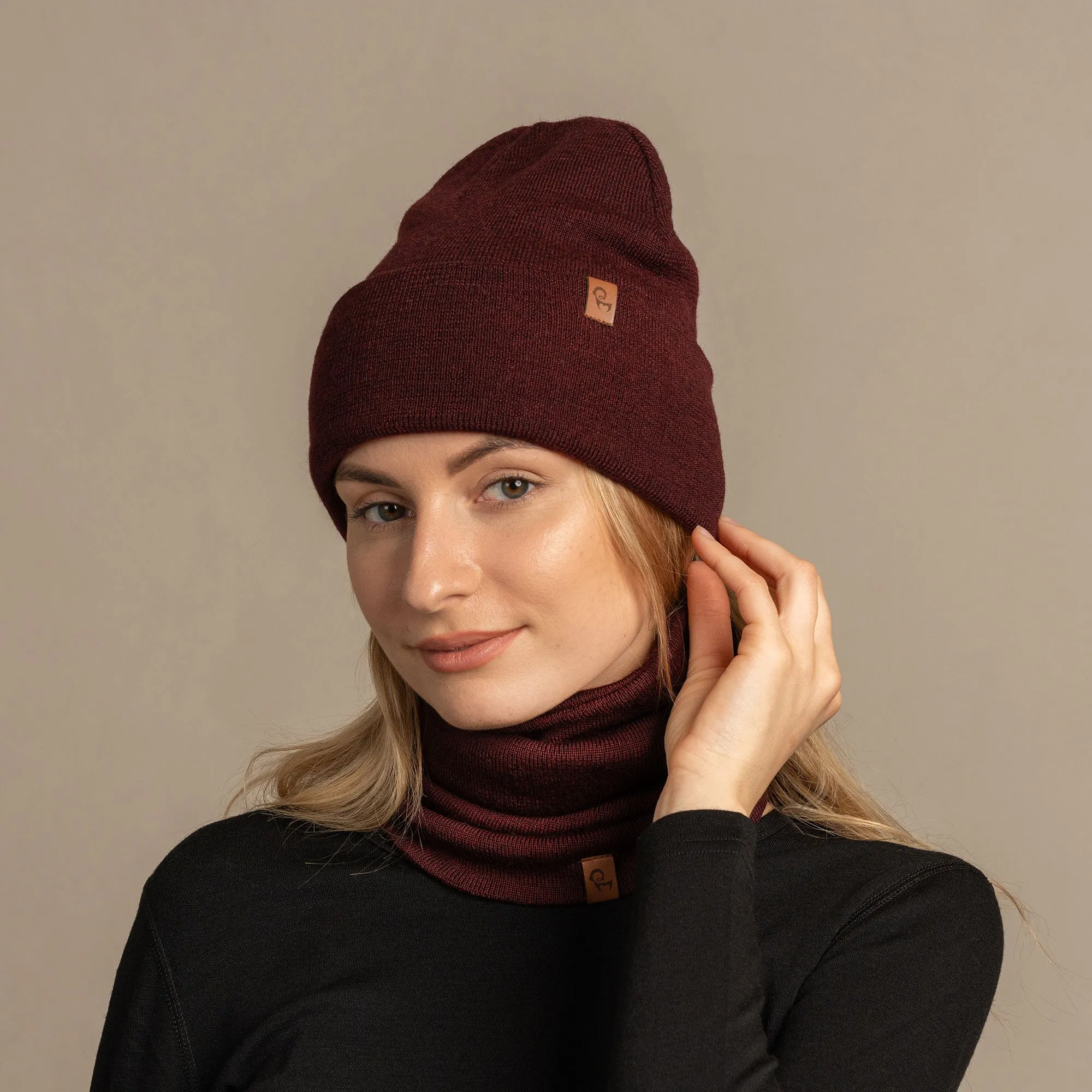 Women's Knit Beanie Merino